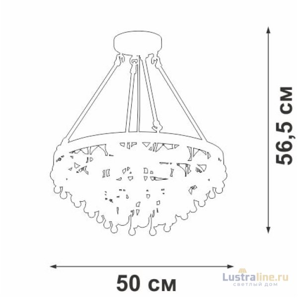 Потолочный светильник Vitaluce V5352-1/5S Потолочный светильник Vitaluce V5352-1/5S
