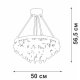 Потолочный светильник Vitaluce V5352-1/5S