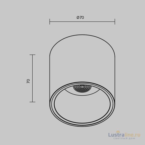 Потолочный светильник Maytoni Alfa LED C064CL-L12B3K