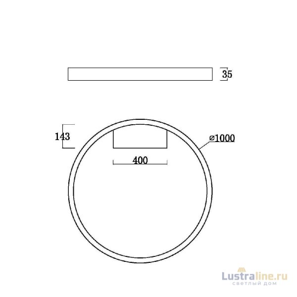 Потолочный светильник Maytoni Rim MOD058CL-L65BS3K