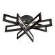 Потолочный светодиодный светильник iLedex Stalker 9082-R800-X 128W BK