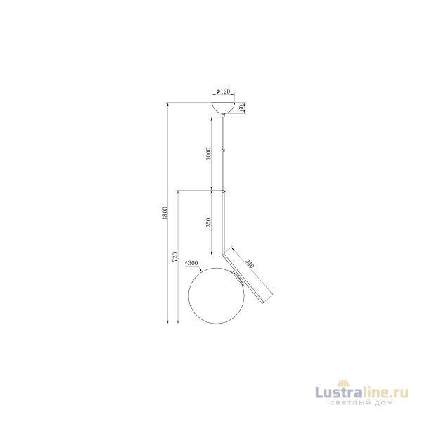 Потолочный светильник Garda Decor K2GP-825BR Потолочный светильник Garda Decor K2GP-825BR