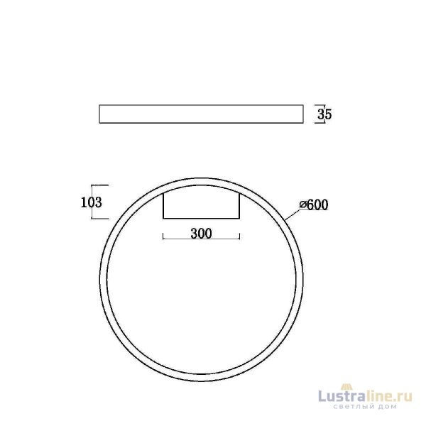 Потолочный светильник Maytoni Rim MOD058CL-L35BS3K