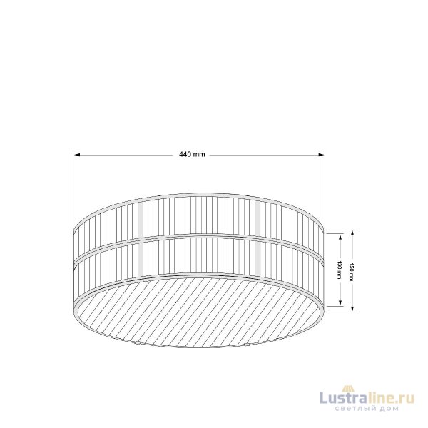 Потолочный светильник Kutek Lavone LAV-PLM-6(P)440-2