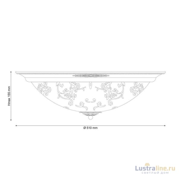 Потолочный светильник Lucia Tucci Lugo 142.6 R50 White