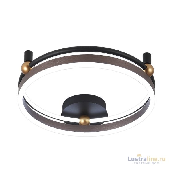 Потолочный светильник Crystal Lux FERNANDO PL48W LED COFFEE/BLACK