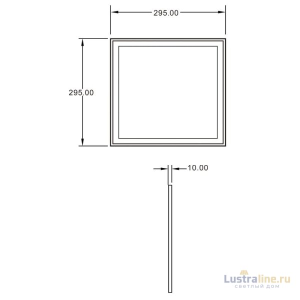 Встраиваемая светодиодная панель Deko-Light LED Panel 4K SMALL 565221