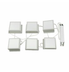 Встраиваемый светильник Uniel ULP-1010 42W/4000К IP40 GRILYATO OPAL WHITE KIT06 UL-00012448