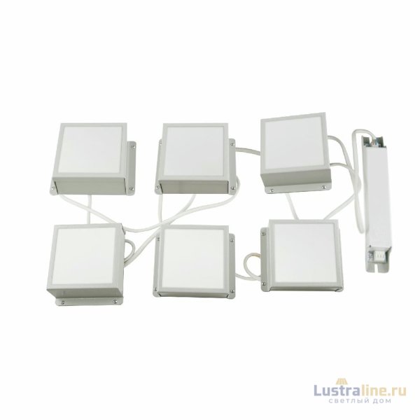 Встраиваемый светильник Uniel ULP-1010 42W/4000К IP40 GRILYATO OPAL WHITE KIT06 UL-00012448