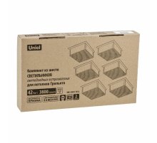Встраиваемый светильник Uniel ULP-0808 42W/4000К IP40 GRILYATO BLACK KIT06 UL-00011061 Встраиваемый светильник Uniel ULP-0808 42W/4000К IP40 GRILYATO BLACK KIT06 UL-00011061