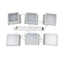 Встраиваемый светильник Uniel ULP-0808 42W/4000К IP40 GRILYATO WHITE KIT06 UL-00011060