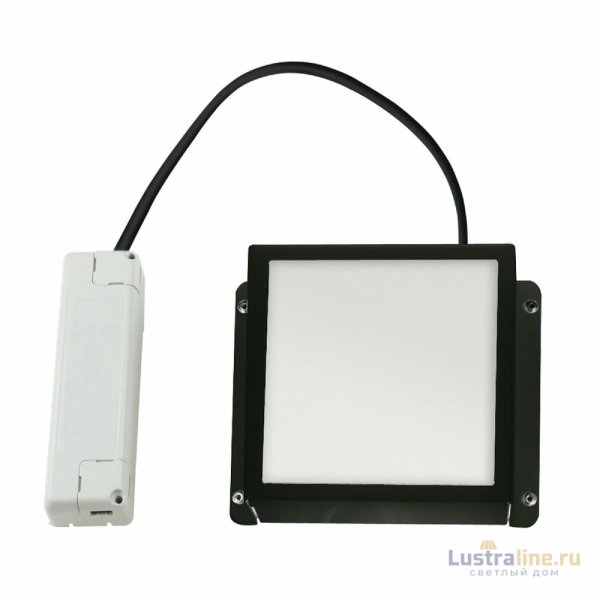 Встраиваемый светильник Uniel Grilyato mini ULP-1010 7W/4000К IP40 GRILYATO OPAL BLACK UL-00012449