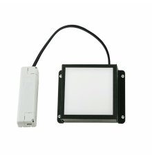 Встраиваемый светильник Uniel ULP-0808 7W/4000К IP40 GRILYATO BLACK UL-00011899