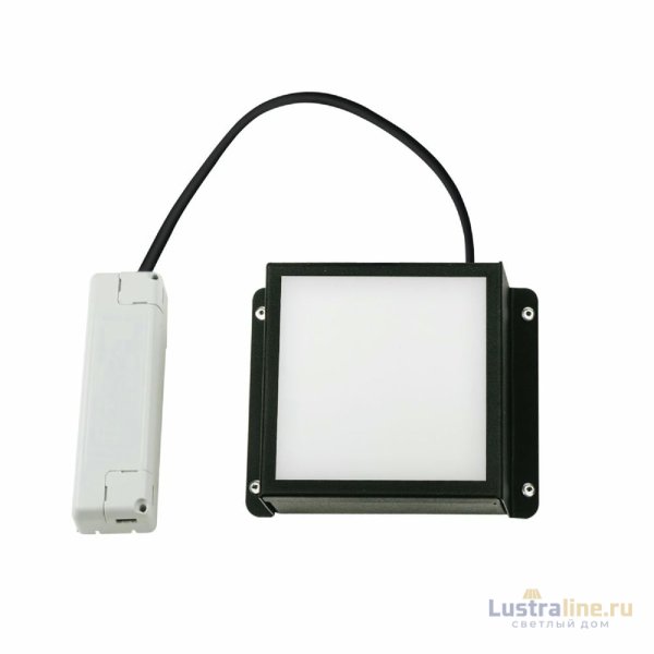 Встраиваемый светильник Uniel ULP-0808 7W/4000К IP40 GRILYATO BLACK UL-00011899