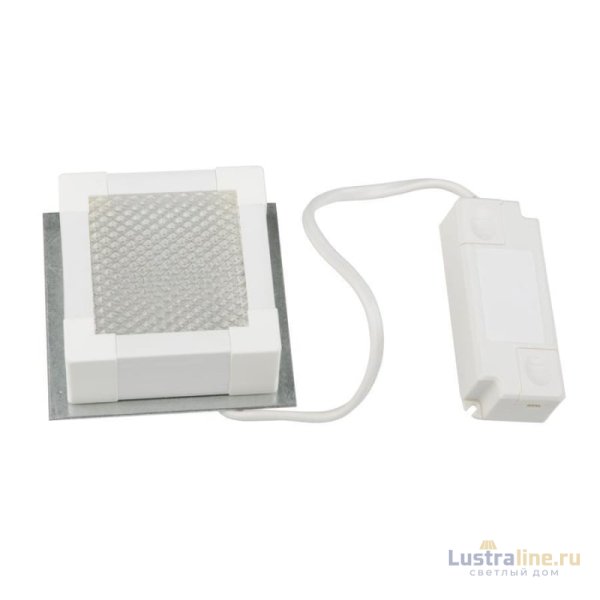 Встраиваемый светодиодный светильник (UL-00007426) Uniel ULP-1010 7W/4000К Ip40 Grilyato White