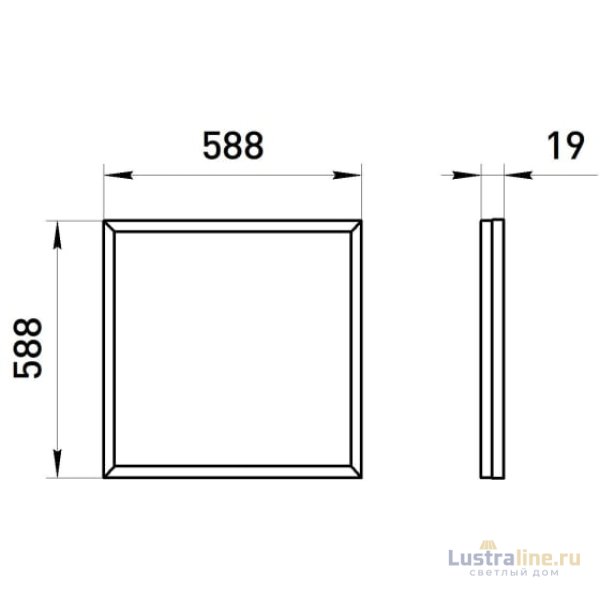 Светодиодная панель Эра SPO-640-3-4K-32 Б0061337 Светодиодная панель Эра SPO-640-3-4K-32 Б0061337