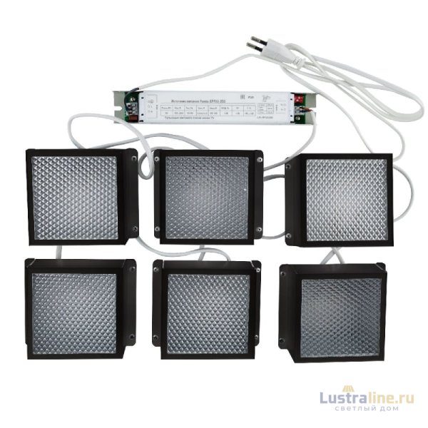 Встраиваемый светильник (комплект из 6 шт) Uniel ULP-1010 42W/4000К IP40 GRILYATO BLACK KIT06 UL-00008958 УЦ Встраиваемый светильник (комплект из 6 шт) Uniel ULP-1010 42W/4000К IP40 GRILYATO BLACK KIT06 UL-00008958 УЦ