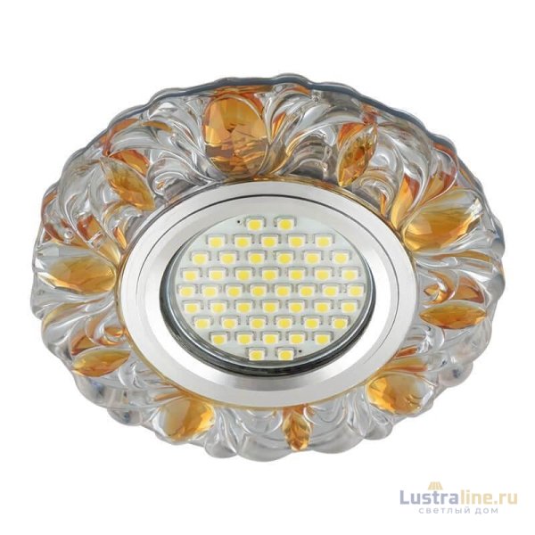 Встраиваемый светильник Fametto Luciole Dls-L136 Gu5.3 Glassy/Gold