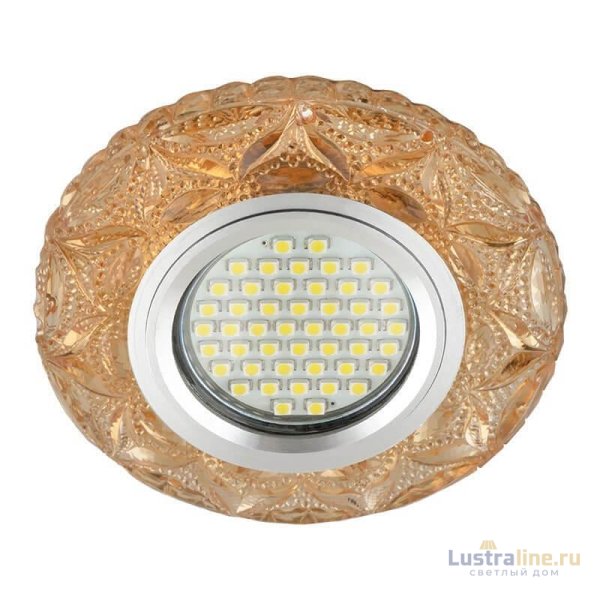 Встраиваемый светильник Fametto Luciole DLS-L149 Gu5.3 Glassy/Tea