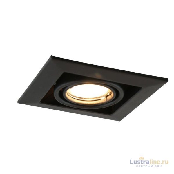 Встраиваемый светильник Arte Lamp Cardani Piccolo A5941PL-1BK Встраиваемый светильник Arte Lamp Cardani Piccolo A5941PL-1BK