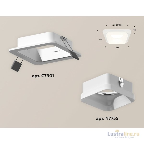 Встраиваемый светильник Ambrella Light Techno XC7901013 (C7901, N7755)