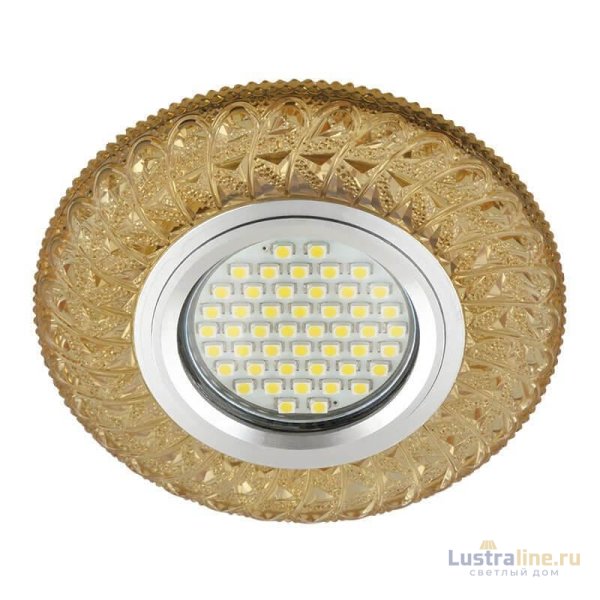 Встраиваемый светильник Fametto Luciole DLS-L144 Gu5.3 Glassy/Gold Встраиваемый светильник Fametto Luciole DLS-L144 Gu5.3 Glassy/Gold
