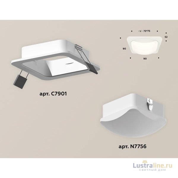 Встраиваемый светильник Ambrella Light Techno XC7901014 (C7901, N7756)