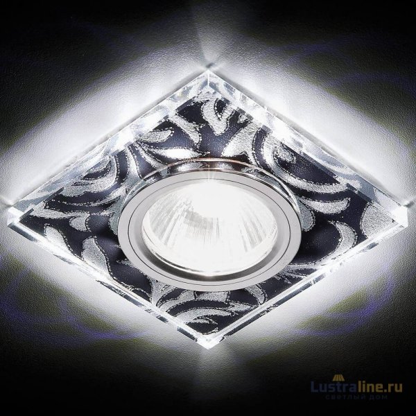 Встраиваемый светодиодный светильник Ambrella Light Led S232 W/G Встраиваемый светодиодный светильник Ambrella Light Led S232 W/G