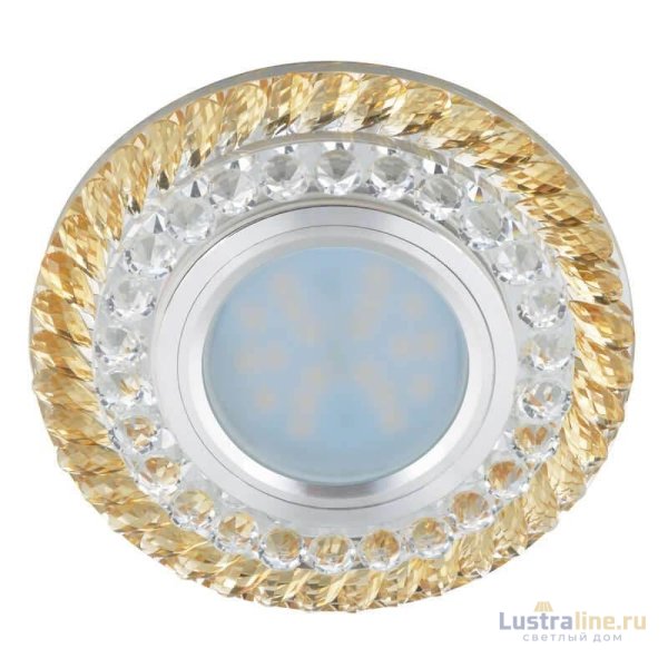 Встраиваемый светильник Fametto Luciole DLS-L132 GU5.3 Chrome/Gold Встраиваемый светильник Fametto Luciole DLS-L132 GU5.3 Chrome/Gold