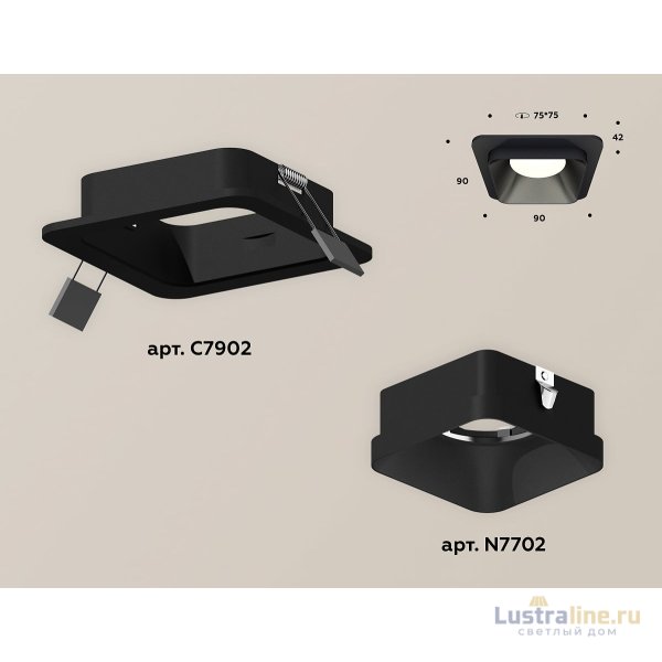 Встраиваемый светильник Ambrella Light Techno XC7902002 (C7902, N7702)