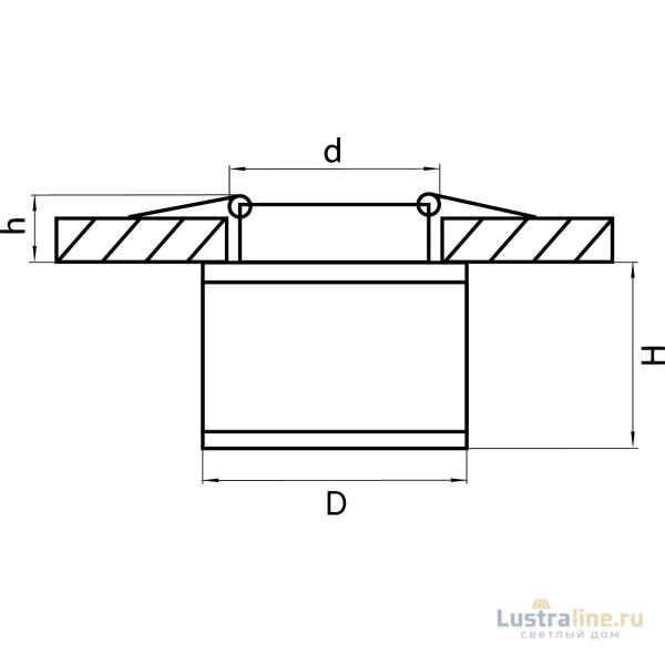 Встраиваемый светильник Lightstar Maturo 072274
