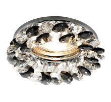 Встраиваемый светильник Ambrella Light Crystal K206 BK/CH