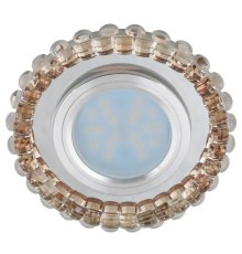Встраиваемый светильник Fametto Luciole DLS-L133 GU5.3 Chrome/Champagne