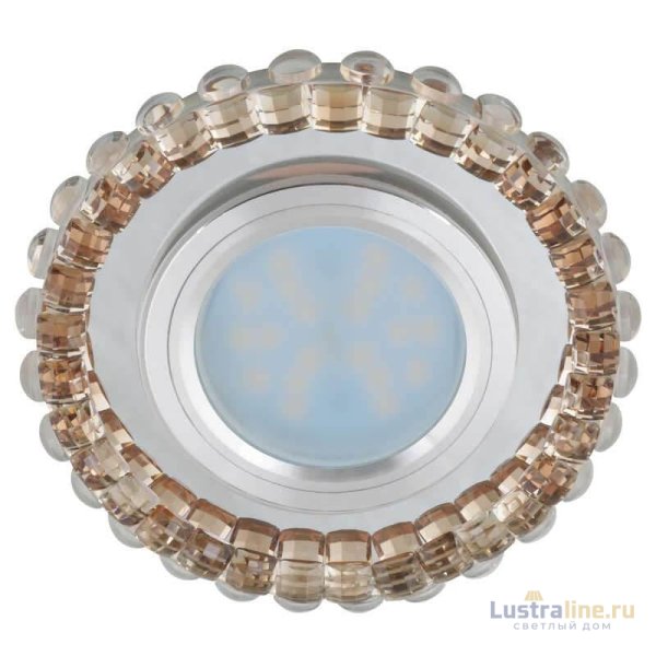 Встраиваемый светильник Fametto Luciole DLS-L133 GU5.3 Chrome/Champagne