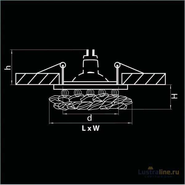 Встраиваемый светильник Lightstar Onora 030302 Встраиваемый светильник Lightstar Onora 030302