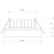 Встраиваемый светодиодный светильник Elektrostandard DSKR80 5W 4200K 4690389056710