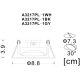 Встраиваемый светильник Arte Lamp A3217PL-1BK