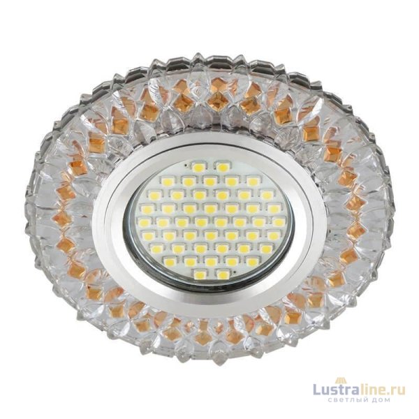 Встраиваемый светильник Fametto Luciole DLS-L138 Gu5.3 Glassy/Light Tea