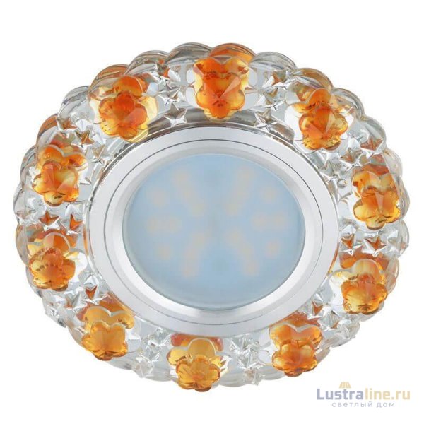Встраиваемый светильник Fametto Luciole DLS-L129 GU5.3 Chrome/Gold