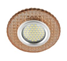 Встраиваемый светильник Fametto Luciole DLS-L143 Gu5.3 Glassy/Light Tea