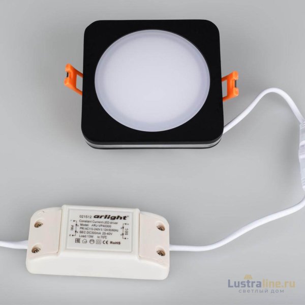 Влагозащищенный светильник Arlight LTD-96x96SOL-BK-10W Day White 022008