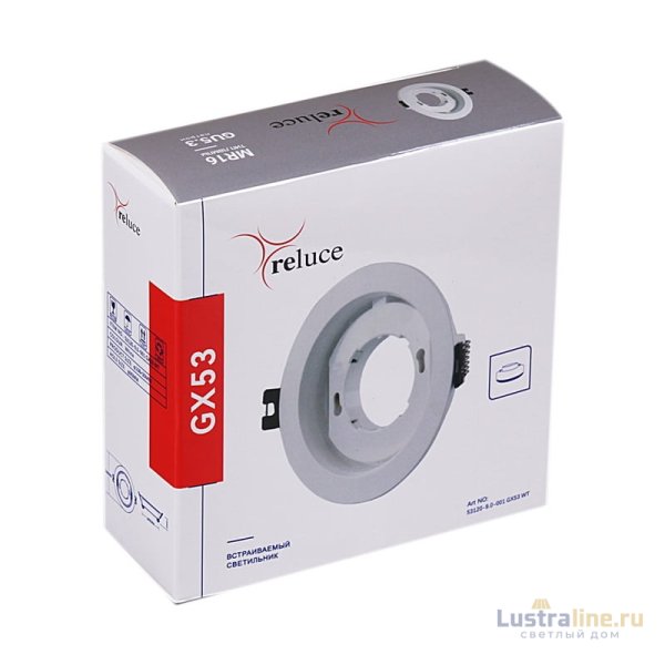 Точечный светильник Reluce 53120-9.0-001 GX53 WT Точечный светильник Reluce 53120-9.0-001 GX53 WT