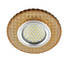Встраиваемый светильник Fametto Luciole DLS-L143 Gu5.3 Glassy/Gold