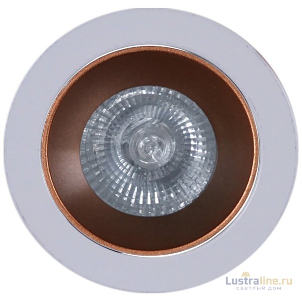 Точечный светильник Reluce 16085-9.0-001PT MR16 WT+ROSE GD Точечный светильник Reluce 16085-9.0-001PT MR16 WT+ROSE GD