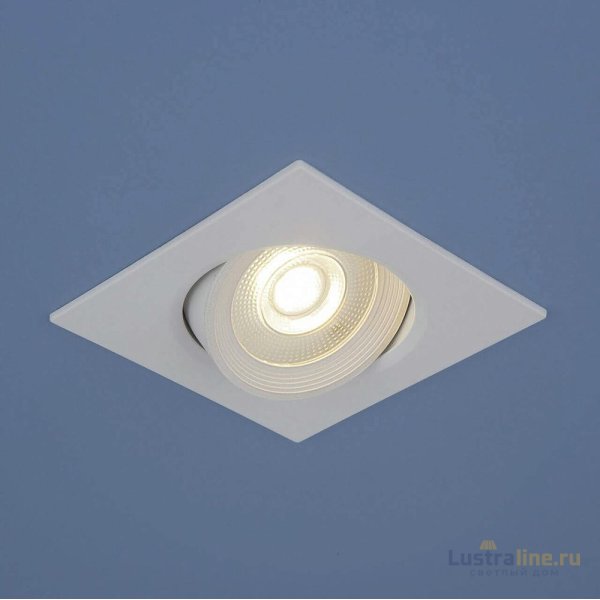 Встраиваемый светодиодный светильник Elektrostandard 9915 LED 6W WH белый 4690389138669 Встраиваемый светодиодный светильник Elektrostandard 9915 LED 6W WH белый 4690389138669