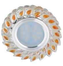 Встраиваемый светильник Fametto Luciole DLS-L128 GU5.3 Chrome/Gold