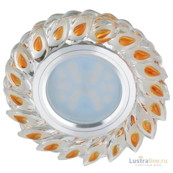 Встраиваемый светильник Fametto Luciole DLS-L128 GU5.3 Chrome/Gold