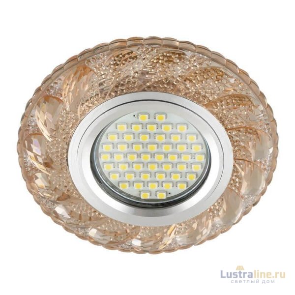 Встраиваемый светильник Fametto Luciole DLS-L147 Gu5.3 Glassy/Tea