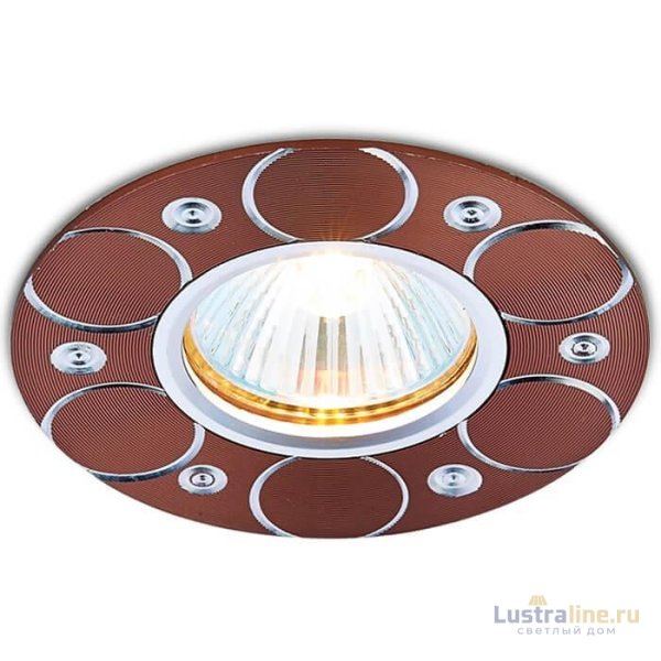 Встраиваемый светильник Ambrella Light Alum A808 AL/BR Встраиваемый светильник Ambrella Light Alum A808 AL/BR