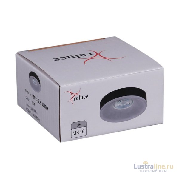 Точечный светильник Reluce 16073-9.5-001QR MR16 BK Точечный светильник Reluce 16073-9.5-001QR MR16 BK
